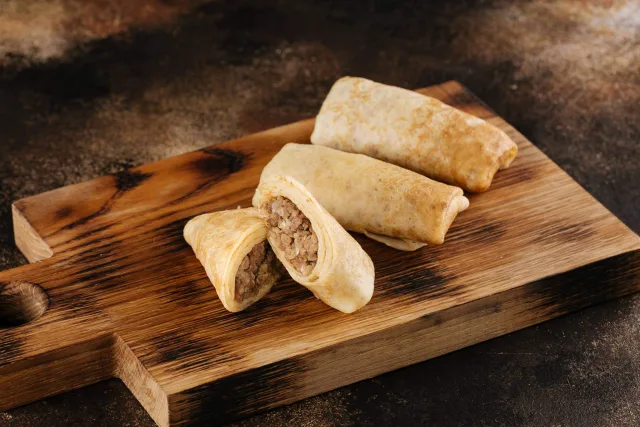 Блин с мясом